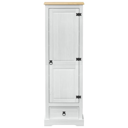Wardrobes with Drawer White 55 x 38 x 170 cm Solid Pine Wood
