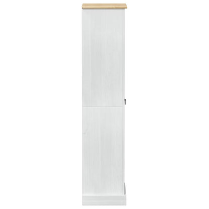 Wardrobes with Drawer White 55 x 38 x 170 cm Solid Pine Wood