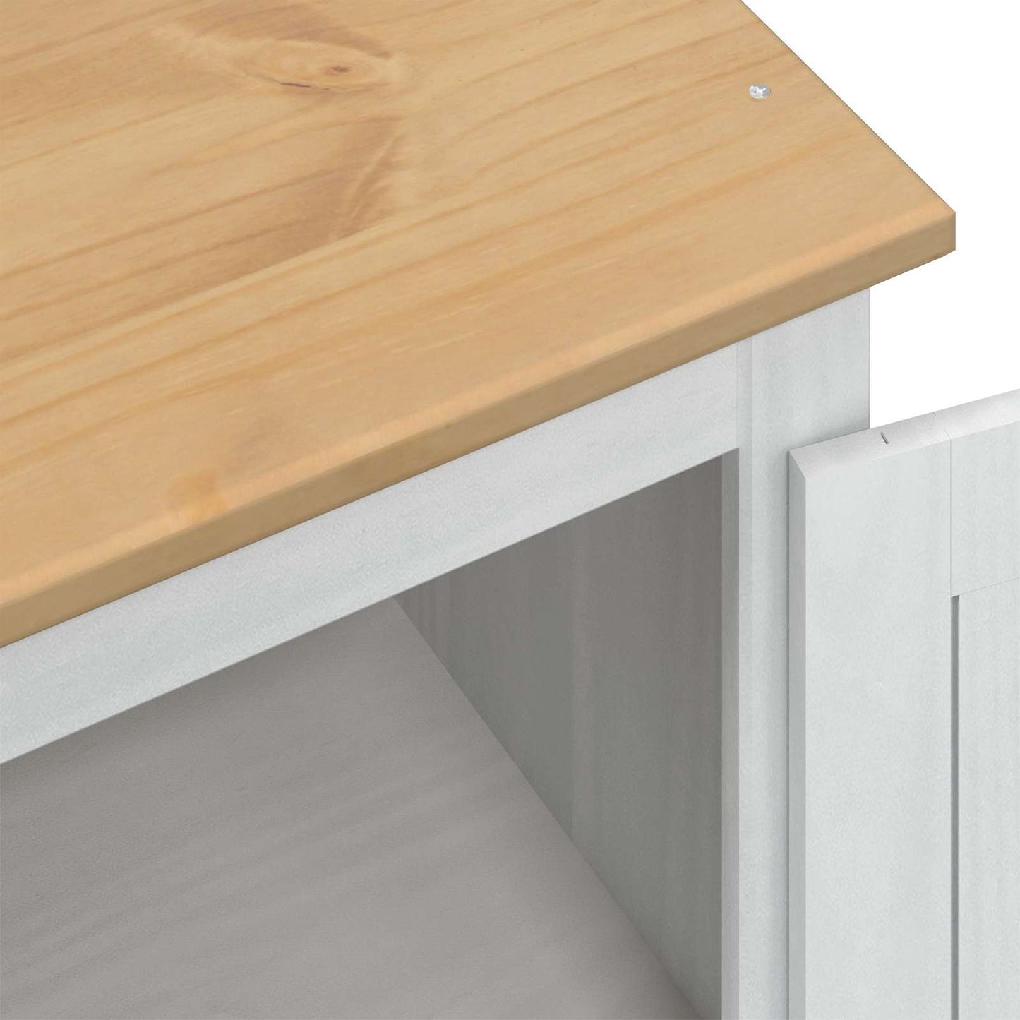 Wardrobes with Shelf White 76 x 50 x 170 cm Solid Pine Wood