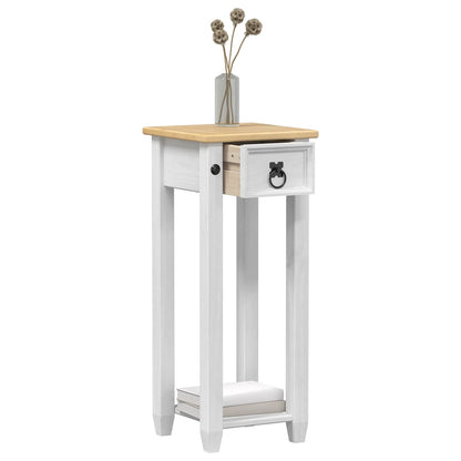 Plant Stand White 30 x 30x 73 cm Solid Pine Wood