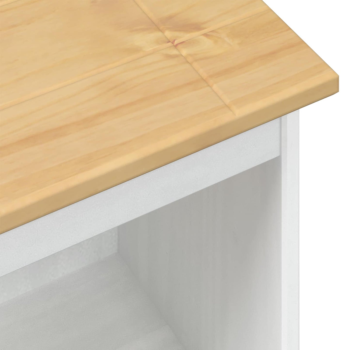 Bookcase White 46 x 29 x 100 cm Solid Pine Wood