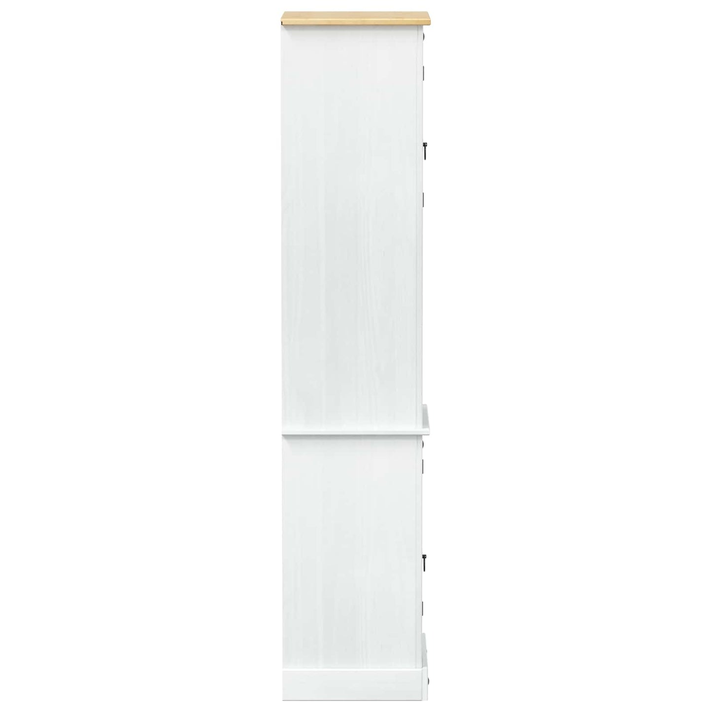Bathroom Cabinet White 50 x 40 x 185 cm Solid Pine Wood
