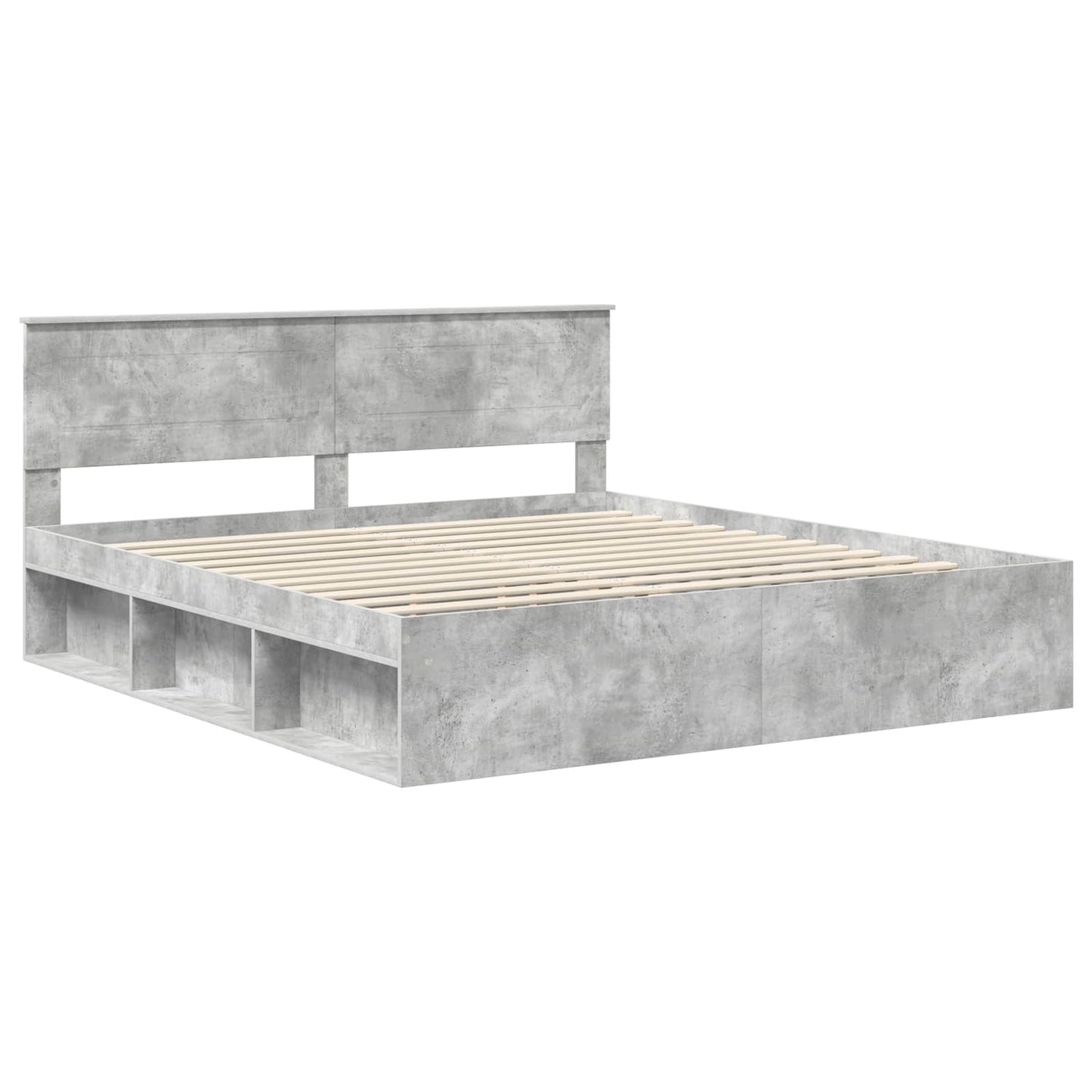 Bed Frame with Headboard Concerte 180 x 200 cm Engineered wood