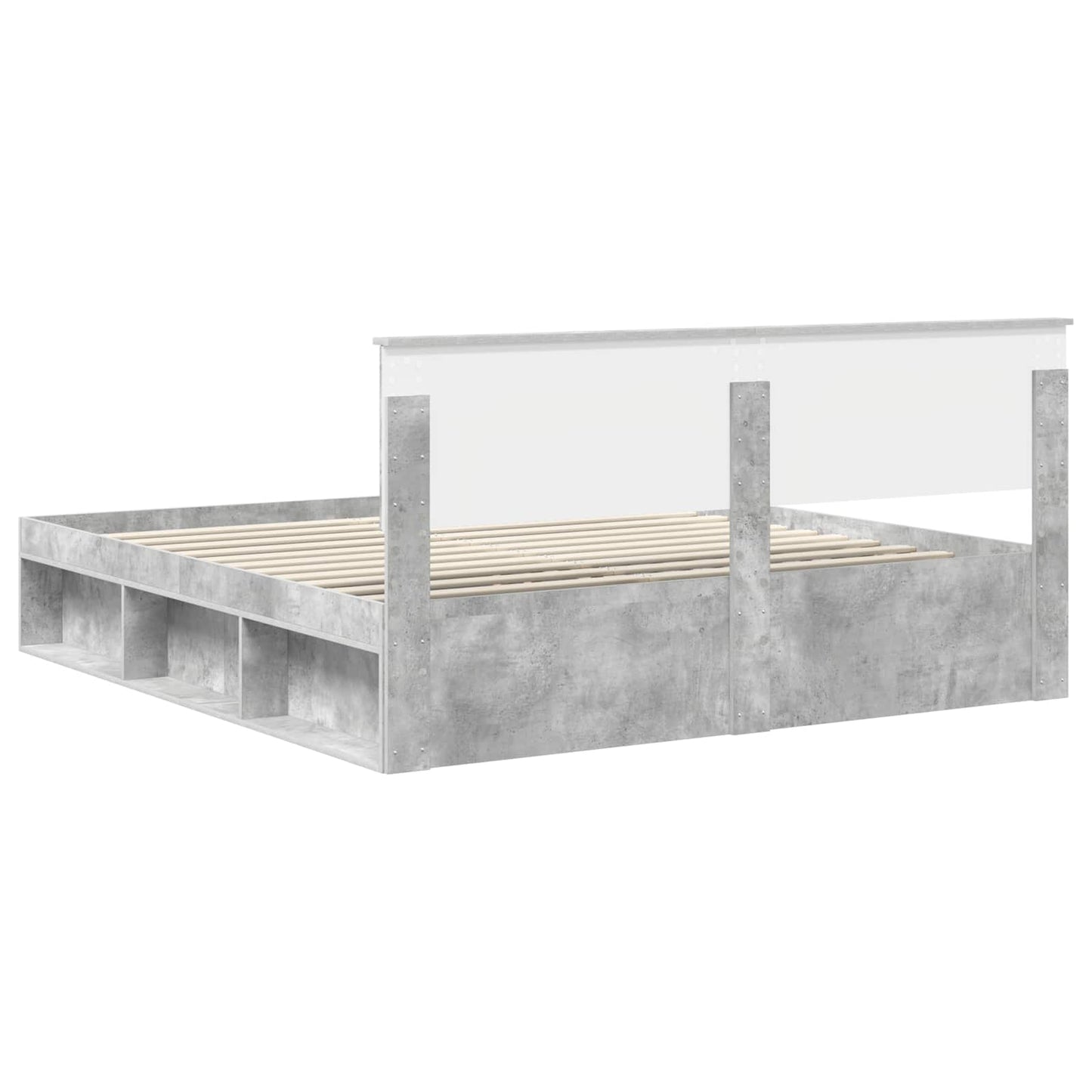 Bed Frame with Headboard Concerte 180 x 200 cm Engineered wood