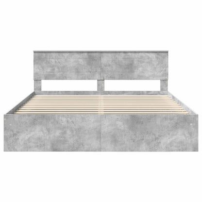 Bed Frame with Headboard Concerte 180 x 200 cm Engineered wood