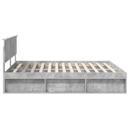 Bed Frame with Headboard Concerte 180 x 200 cm Engineered wood