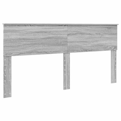 Bed Frame Grey Sonoma 180 x 200 cm Engineered wood