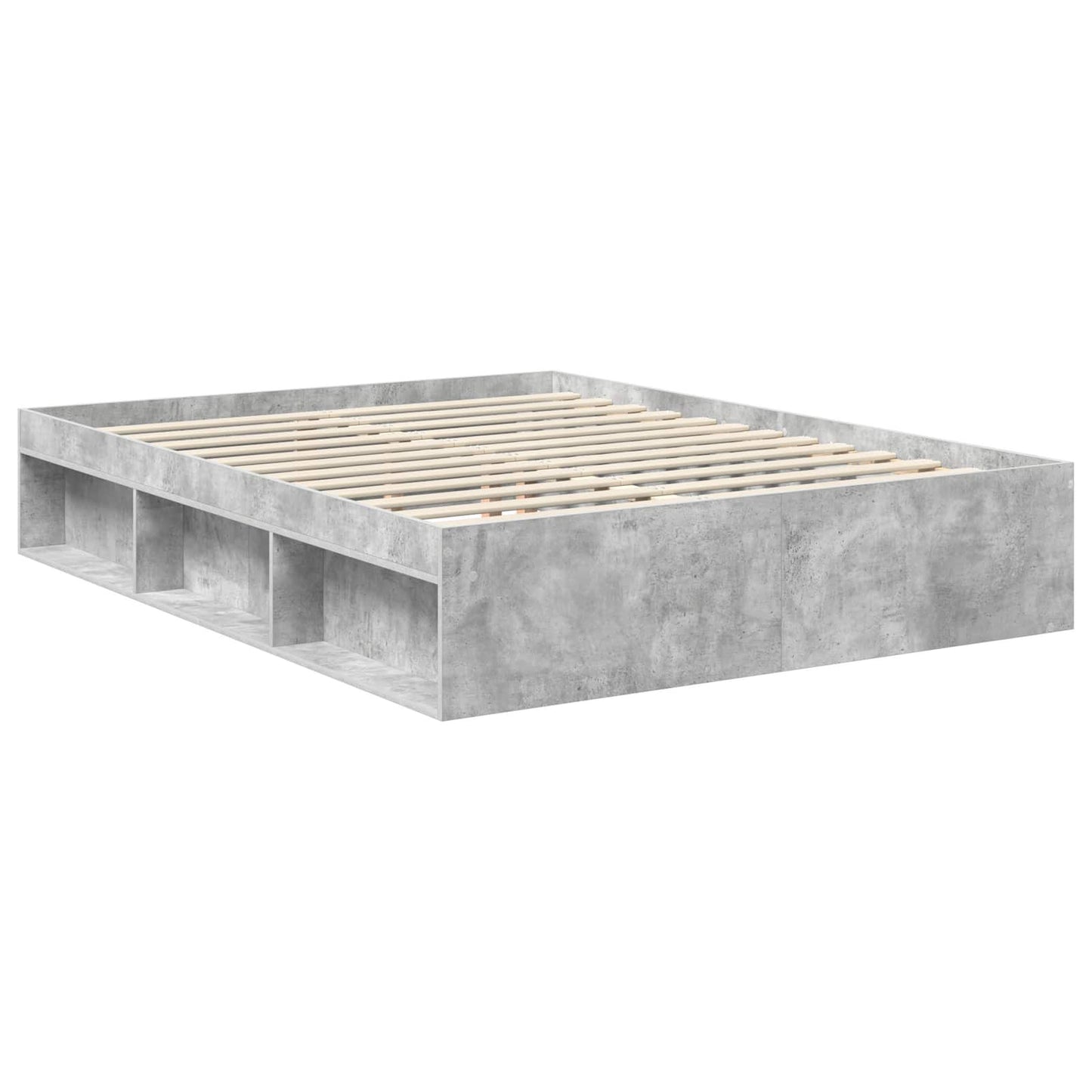 Bed Frame Concerte Grey 150 x 200 cm Engineered wood