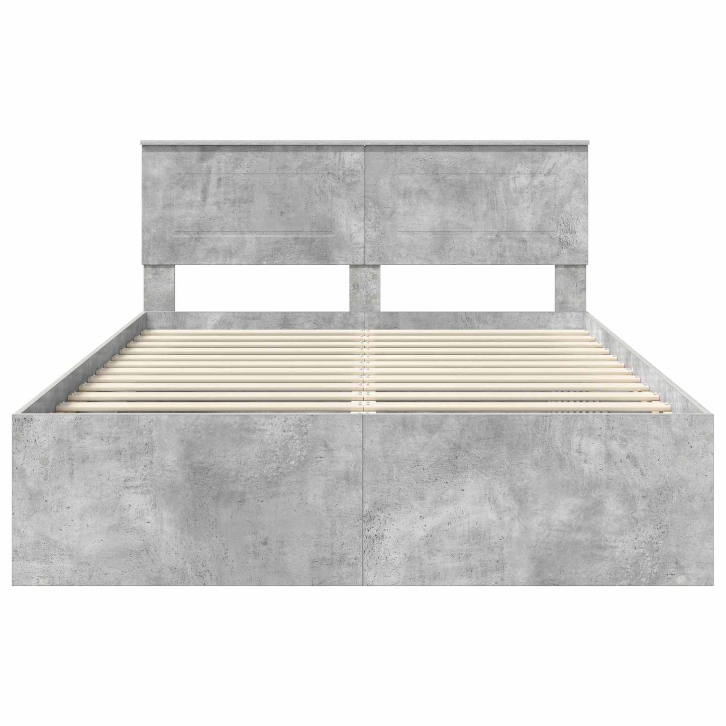 Bed Frame Concerte Grey 150 x 200 cm Engineered wood