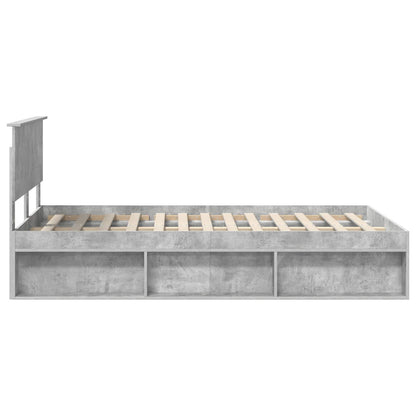 Bed Frame Concerte Grey 135 x 190 cm Engineered wood