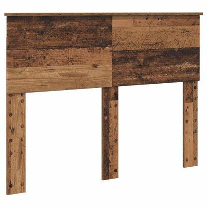 Bed Frame with Headboard Old Wood 120 x 190 cm Engineered wood
