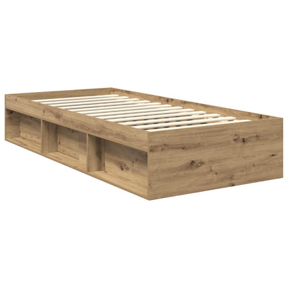 Bed Frame Artisian Oak 90 x 190 cm Engineered wood