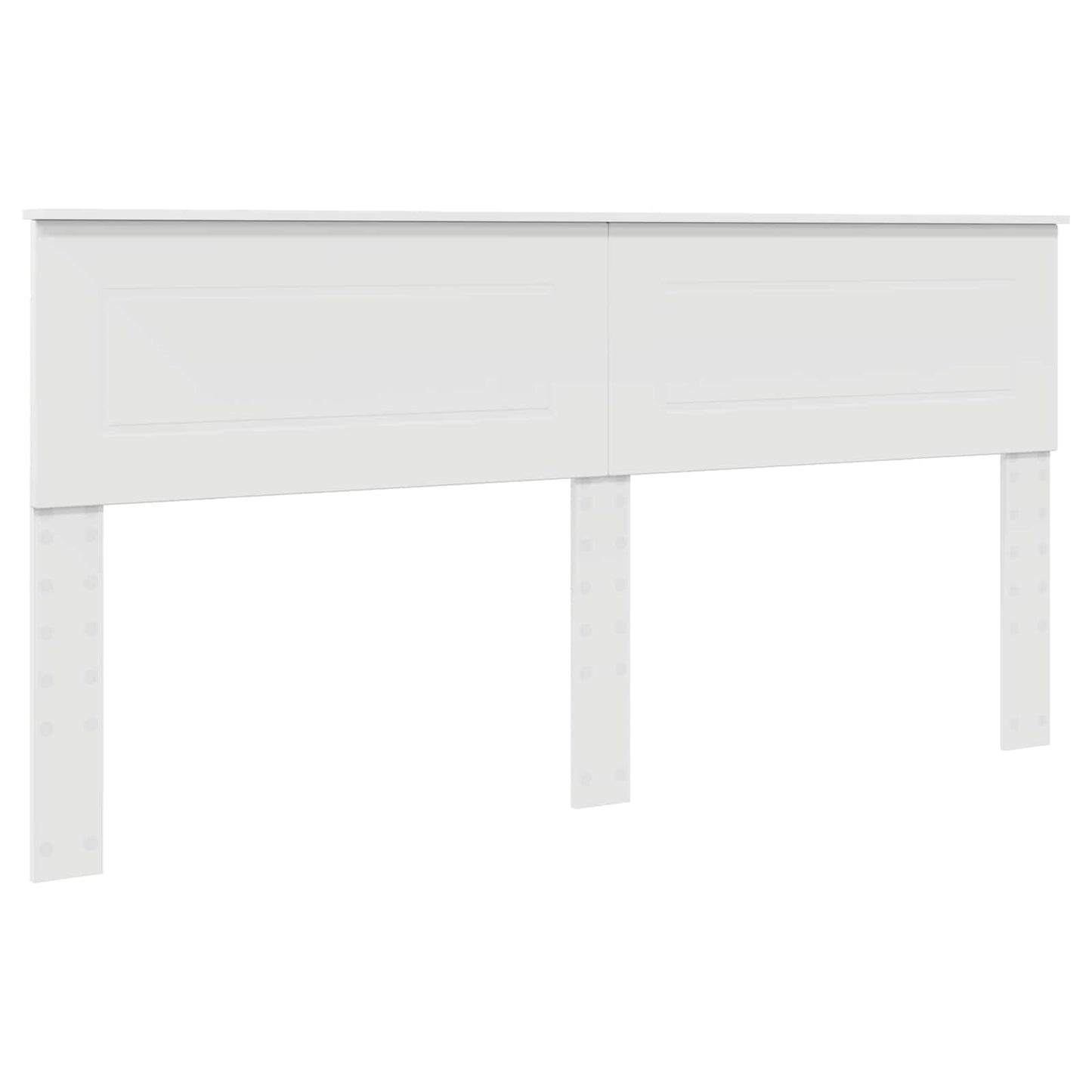 Bed Frame with Drawer White 200 x 200 cm Engineer Wood