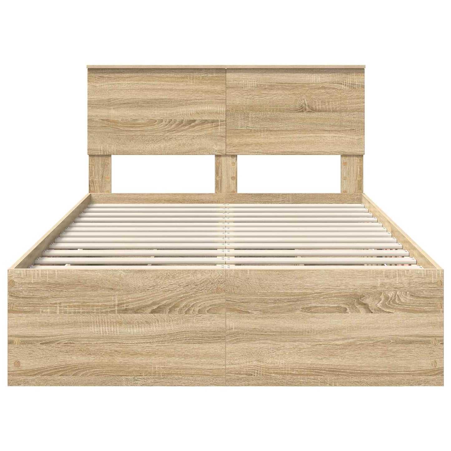 Bed Frame with Drawer Sonoma Oak 120 x 200 cm Engineer Wood