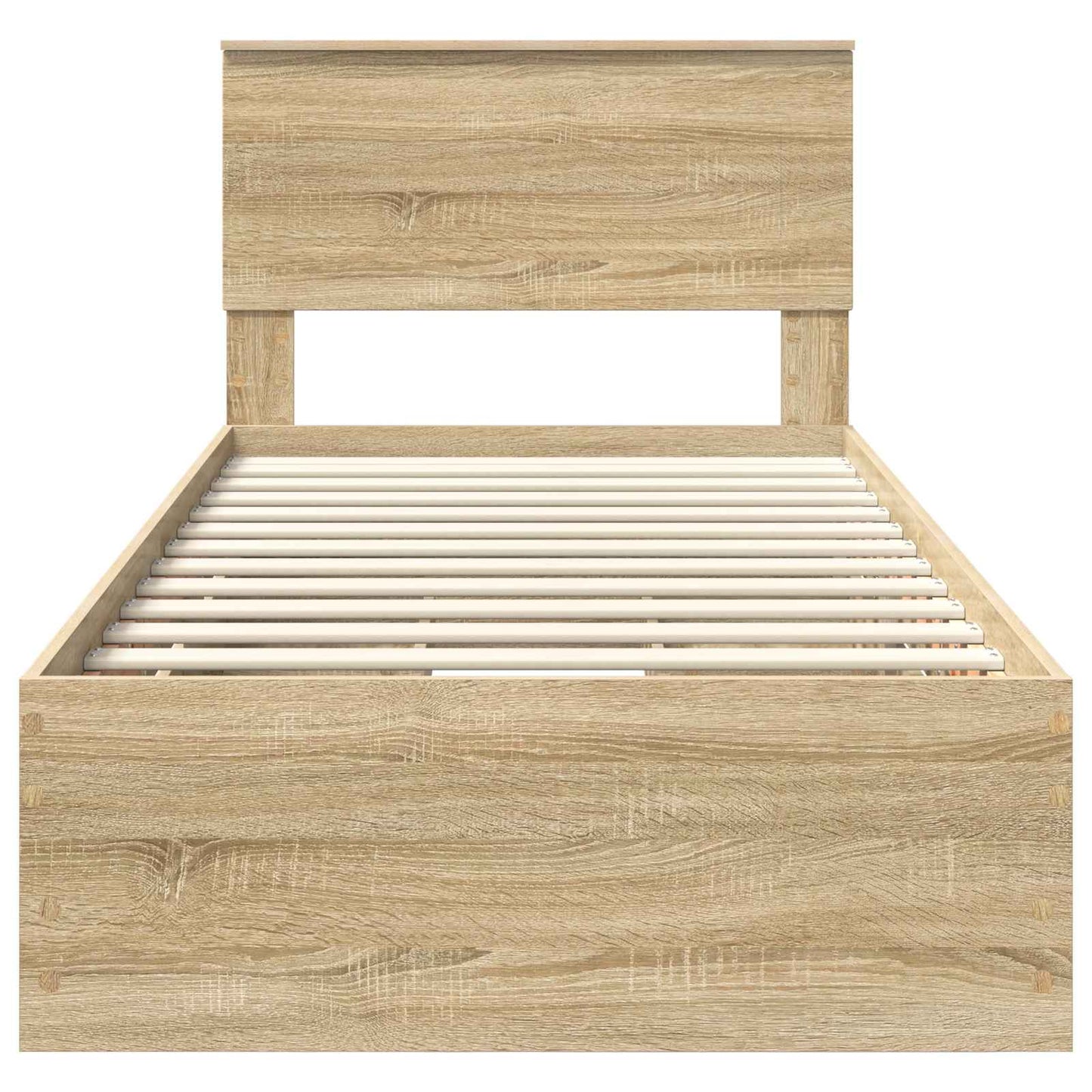 Bed Frame with Drawer Sonoma Oak 100 x 200 cm Engineer Wood