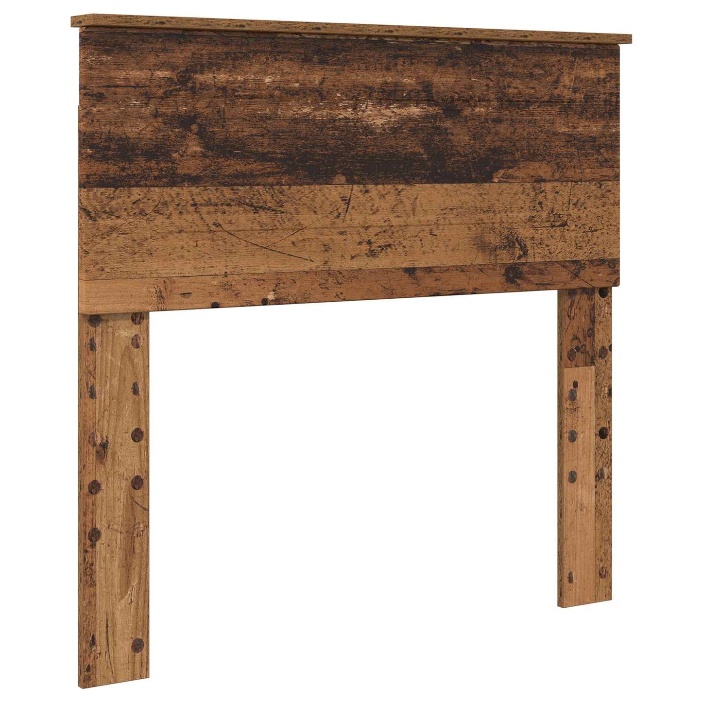 Bed Frame with Headboard Old Wood 90 x 190 cm Engineered Wood