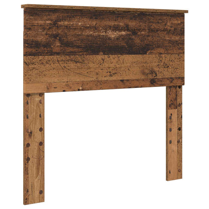 Bed Frame with Headboard Old Wood 90 x 190 cm Engineered Wood
