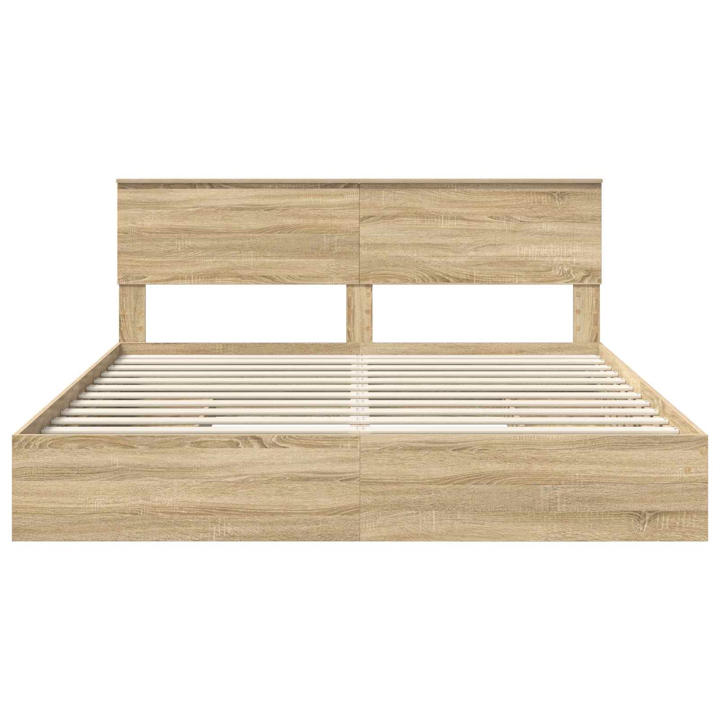Storage Bed with Drawer Sonoma Oak 180 x 200 cm Engineered Wood