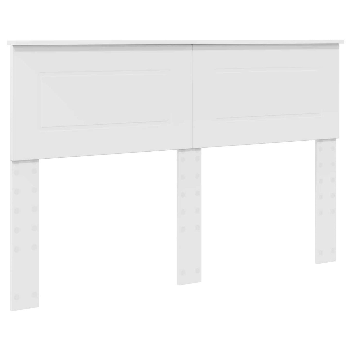 Storage Bed with Headboard White 160 x 200 cm Engineered Wood