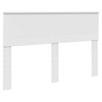 Storage Bed with Headboard White 160 x 200 cm Engineered Wood