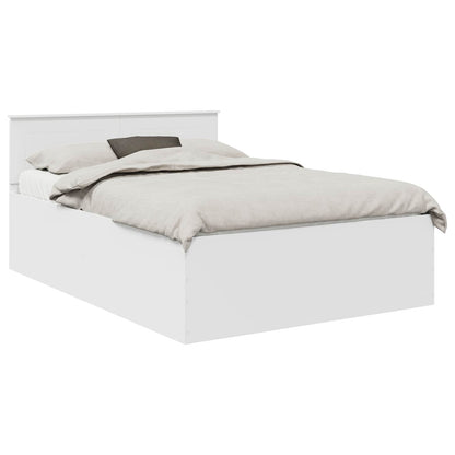 Bed Frame with Headboard White 160 x 200 cm Engineered Wood