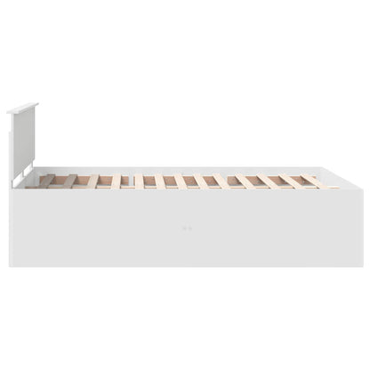 Bed Frame with Headboard White 160 x 200 cm Engineered Wood