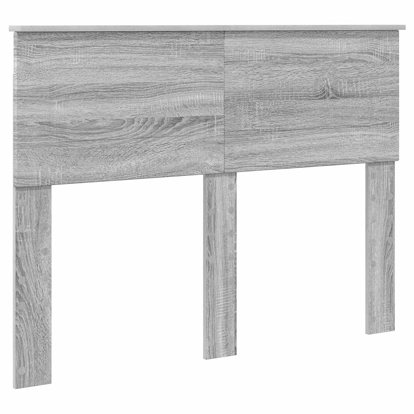 Bed Frame Grey Sonoma 120 x 190 cm Engineered Wood