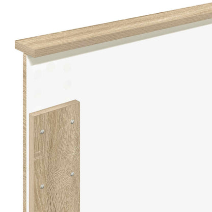 Bed Frame Sonoma Oak 120 x 200 cm Engineered Wood