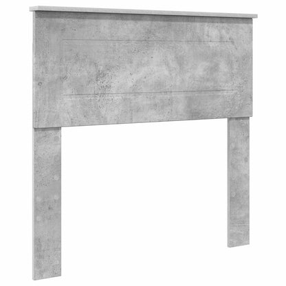 Bed Frame Concrete Grey 100 x 200 cm Engineered Wood