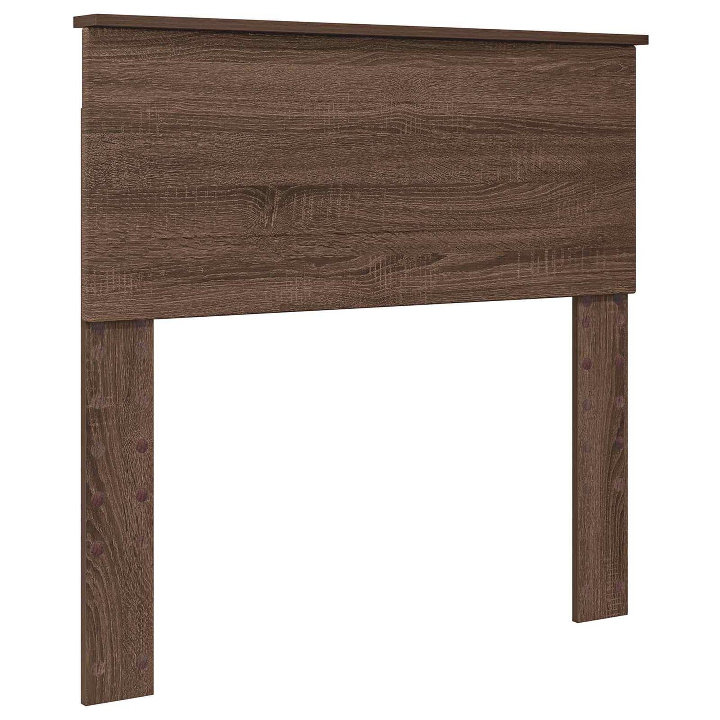 Bed Frame with Headboard Brown Oak 80 x 200 cm Engineered Wood