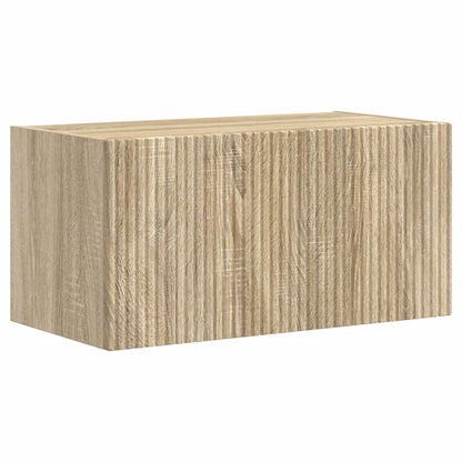 TV Wall Cabinet Set 4 pcs Sonoma Oak Engineered Wood