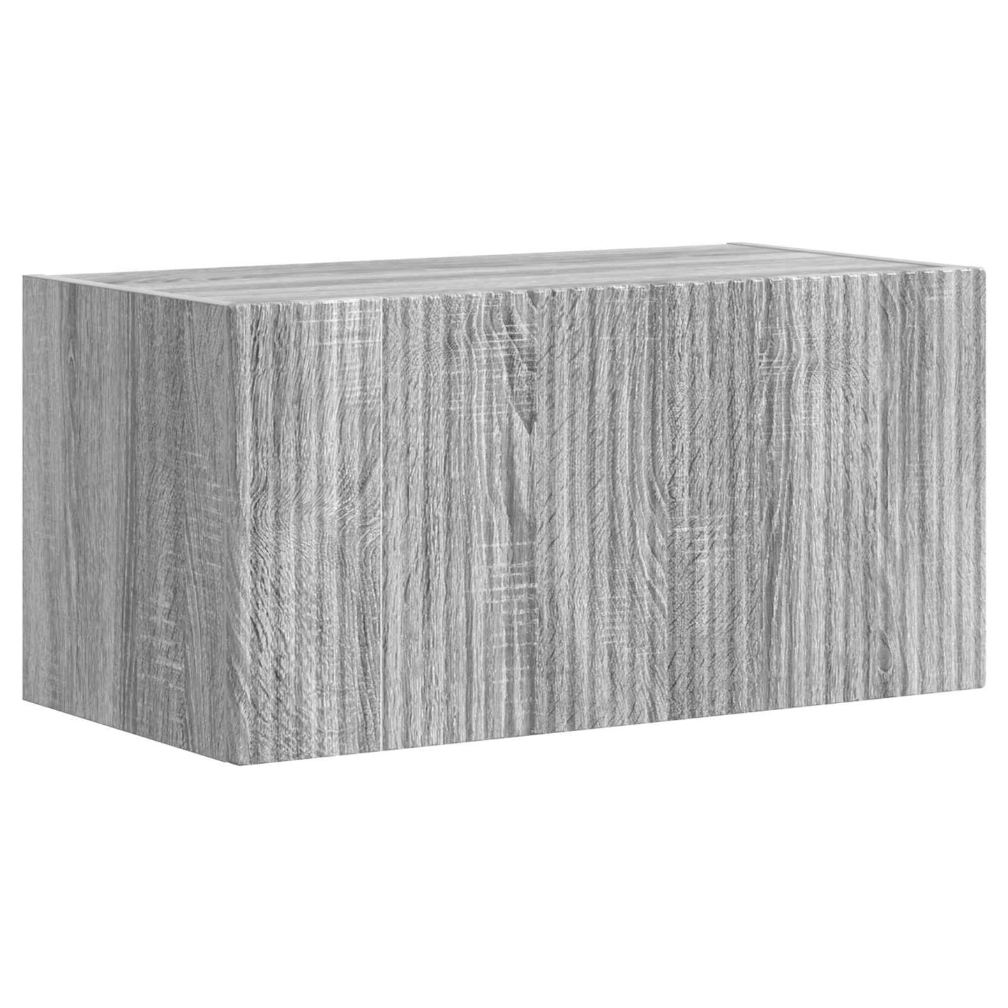 TV Wall Cabinet Set 4 pcs Grey Sonoma Engineered Wood