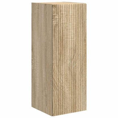 TV Wall Cabinet Set 4 pcs Sonoma Oak Engineered Wood