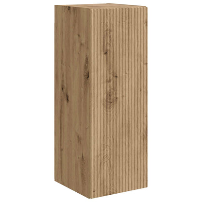 TV Wall Cabinet Set 4 pcs Artisan Oak Engineered Wood