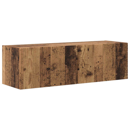 TV Wall Cabinet Set 4 pcs 29.5 x 31 x 100 cm Old Wood