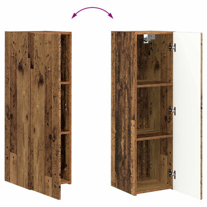 TV Wall Cabinet Set 4 pcs 29.5 x 31 x 100 cm Old Wood