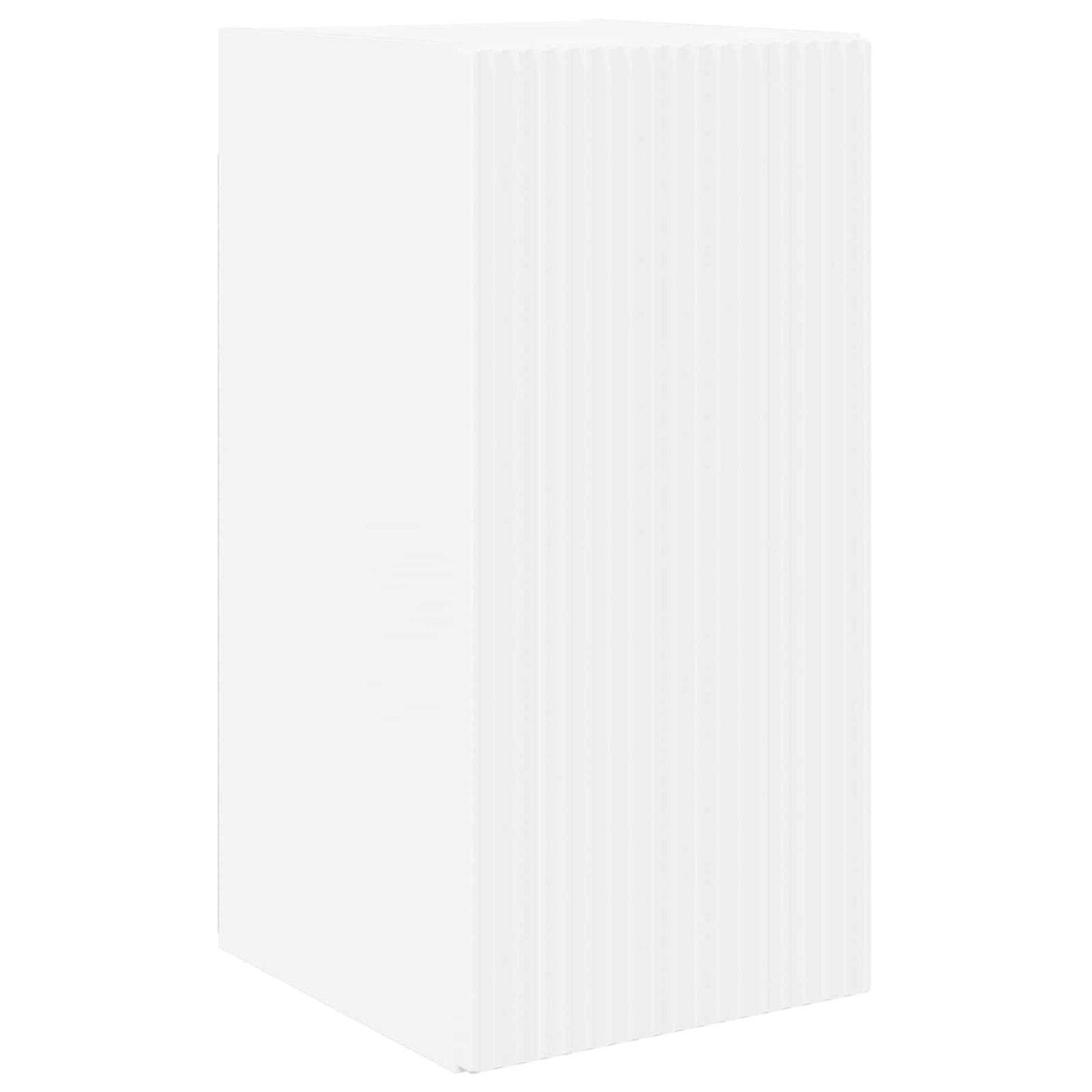 TV Wall Cabinet Set 4 pcs White Engineered Wood