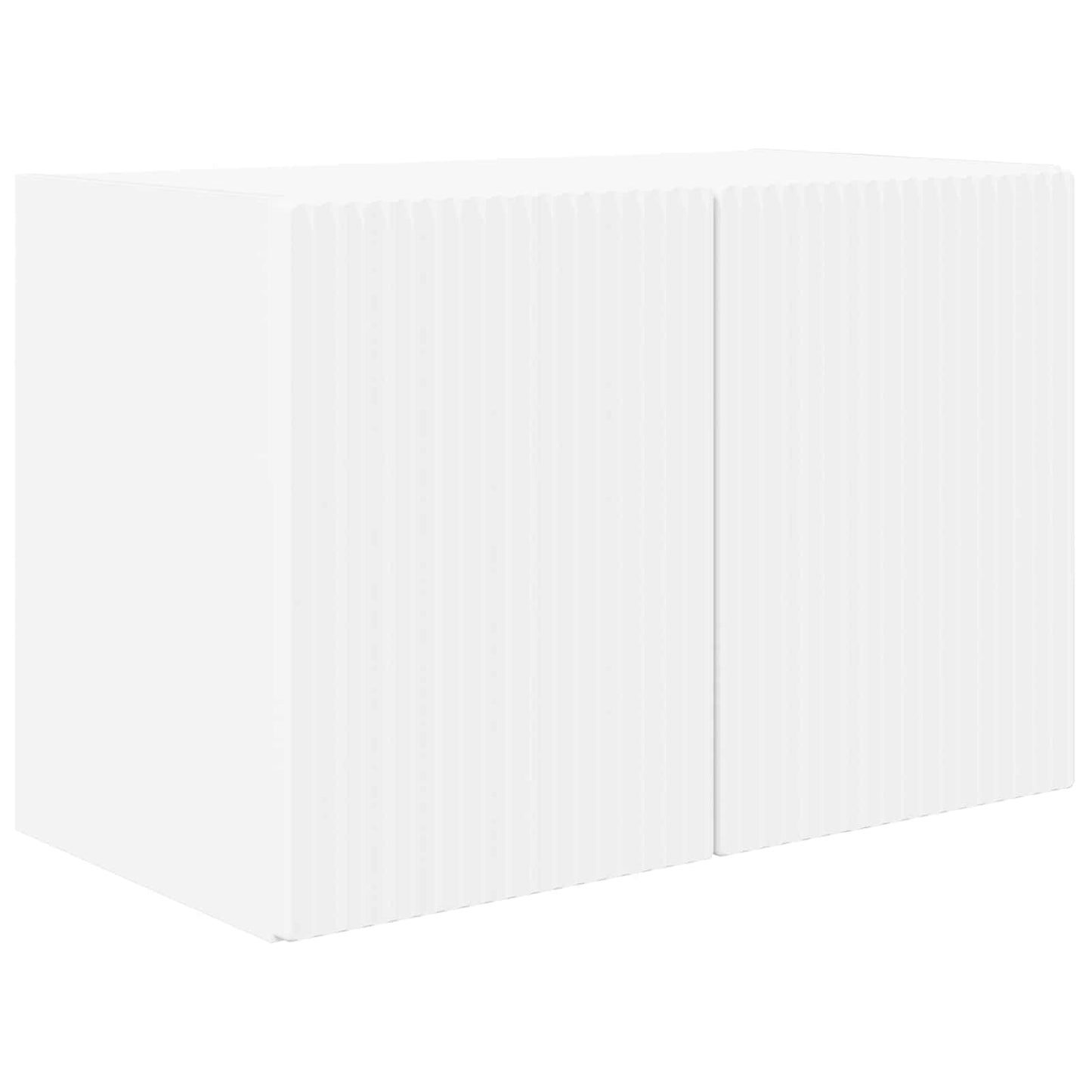 TV Wall Cabinet Set 4 pcs White Engineered Wood