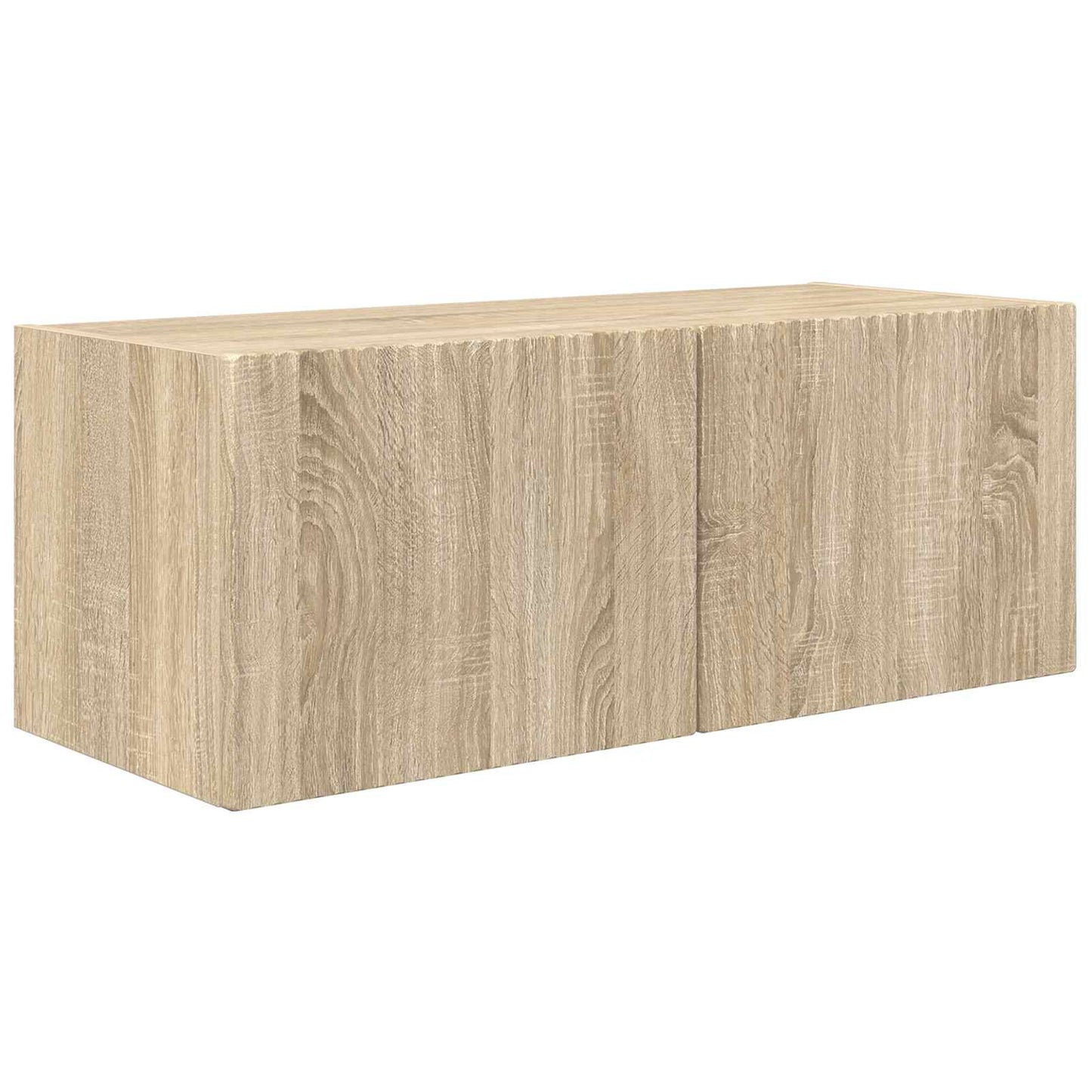 TV Wall Cabinet Set 4 pcs Sonoma Oak Engineered Wood