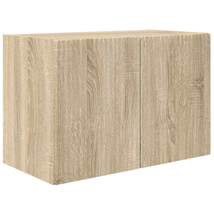 TV Wall Cabinet Set 4 pcs Sonoma Oak Engineered Wood