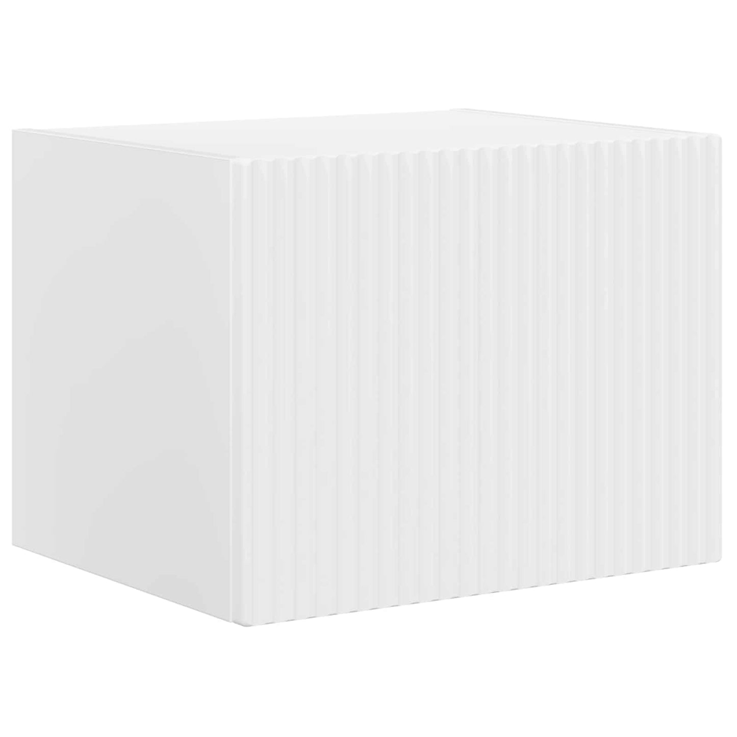 TV Wall Cabinet Set Wall-mounted 6 pcs White