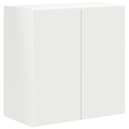 TV Wall Cabinet Set Wall-mounted 6 pcs White