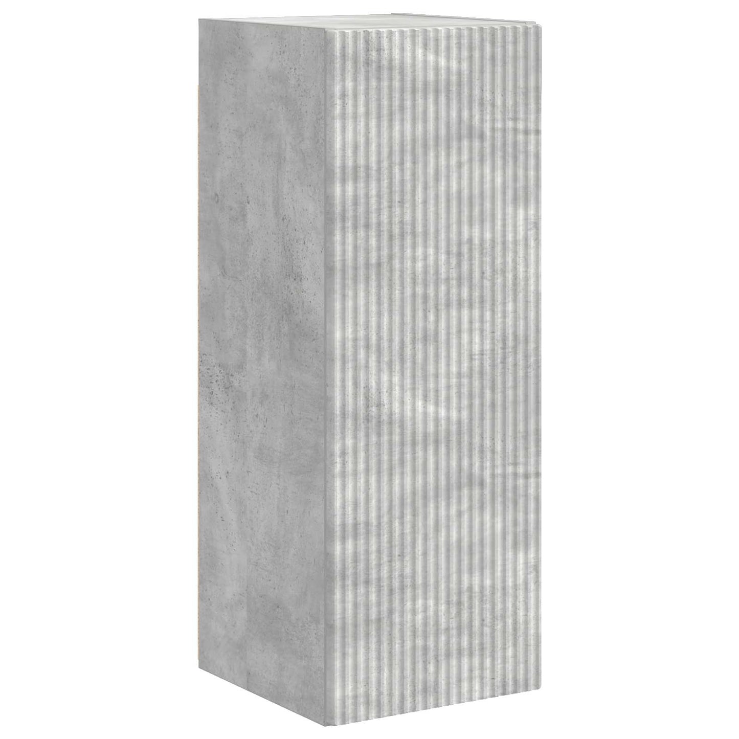 TV Wall Cabinet Set Wall-mounted 6 pcs Concrete Grey