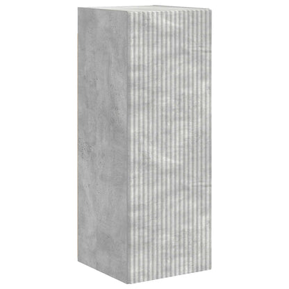 TV Wall Cabinet Set Wall-mounted 6 pcs Concrete Grey