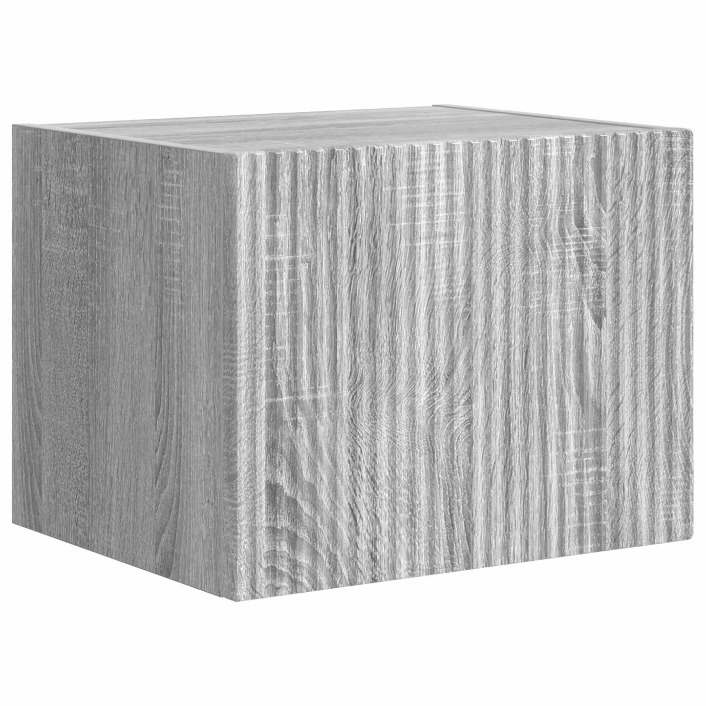 TV Wall Cabinet Set Wall-mounted 6 pcs Grey Sonoma