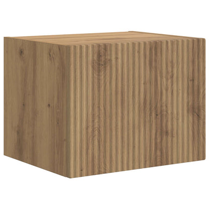 TV Wall Cabinet Set Wall-mounted 6 pcs Artisan Oak