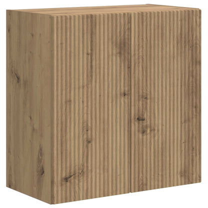 TV Wall Cabinet Set Wall-mounted 6 pcs Artisan Oak