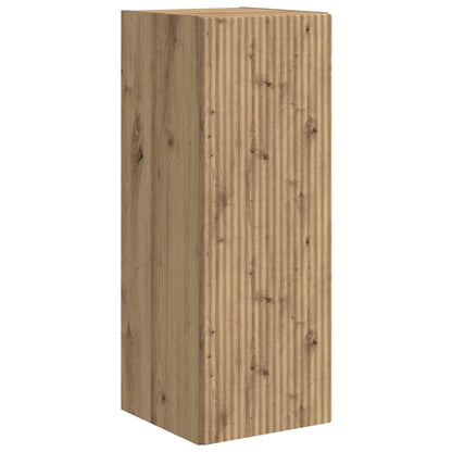 TV Wall Cabinet Set Wall-mounted 6 pcs Artisan Oak