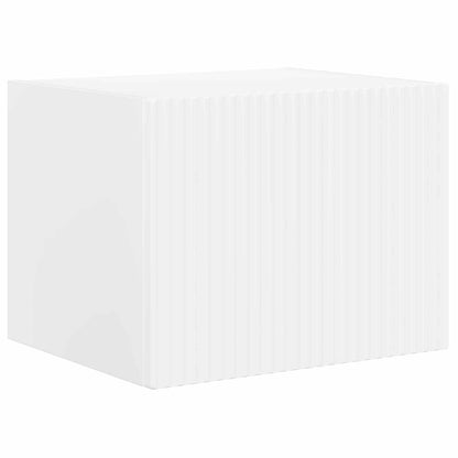 TV Wall Cabinet Set Wall-mounted 6 pcs White