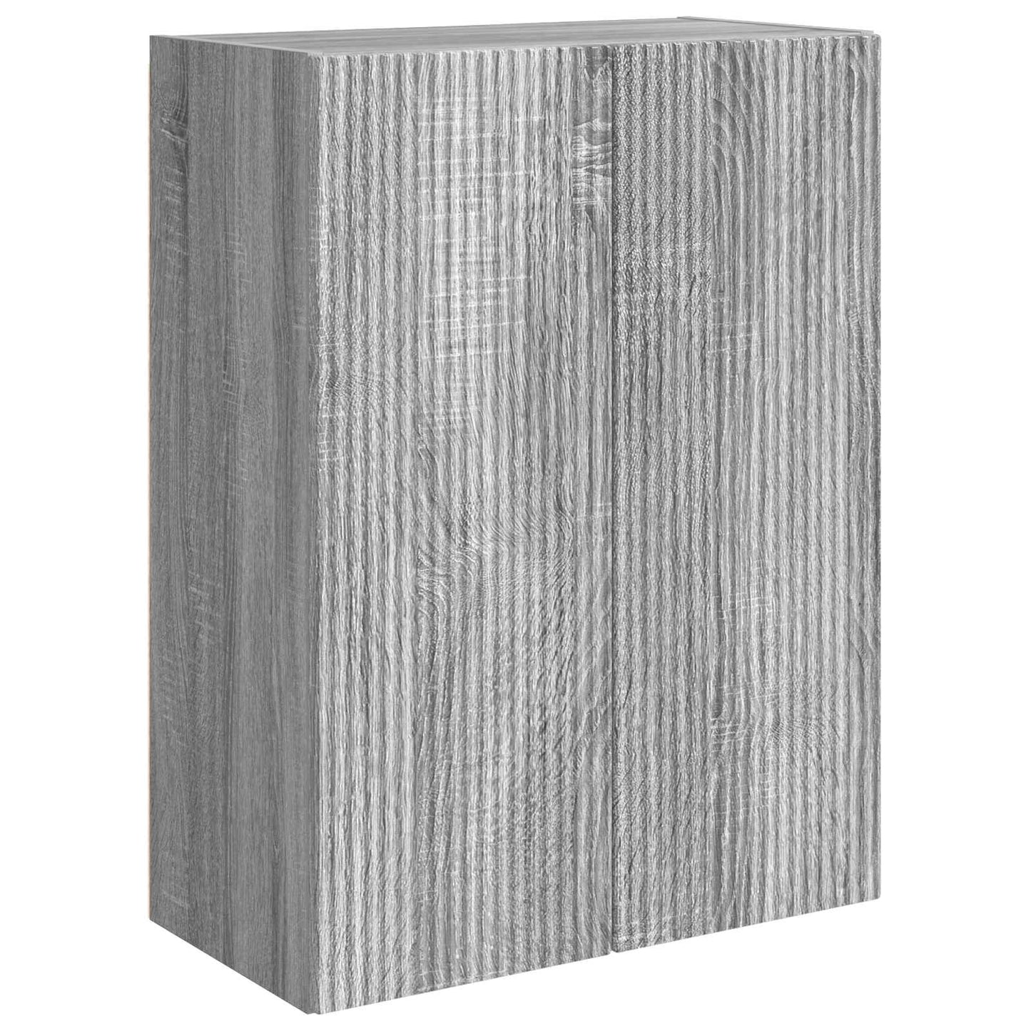 TV Wall Cabinet Set Wall-mounted 6 pcs Grey Sonoma